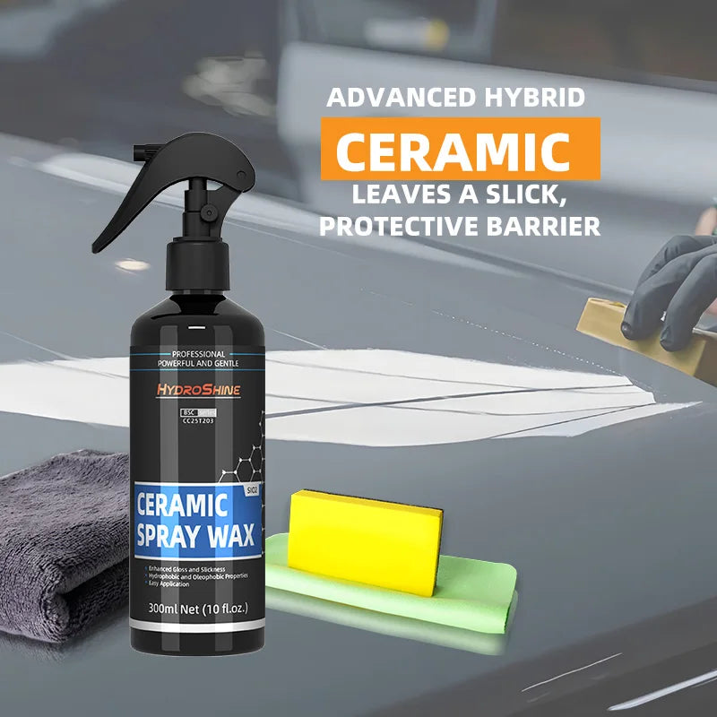 Hydroshine Keramik-Sprühwachs, Nano-Keramik, Autobeschichtung, Carnauba, Autolackpflege, Kristall, langlebig, schützt...
