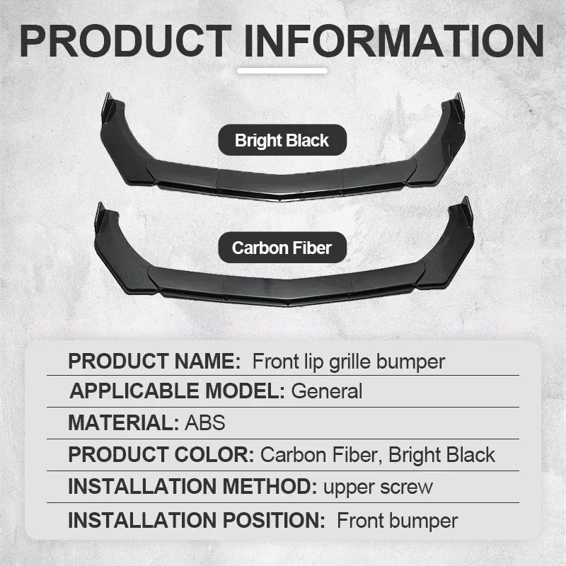 Universal Frontspoiler Lippe Set – SwissGlanzGarage Ansicht 4