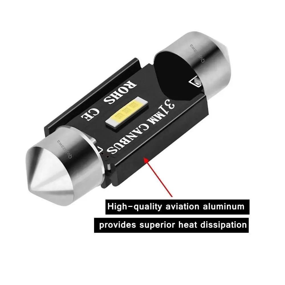 2x C5W LED CSP 1860 Signal Lampe 36mm – SwissGlanzGarage Ansicht 2