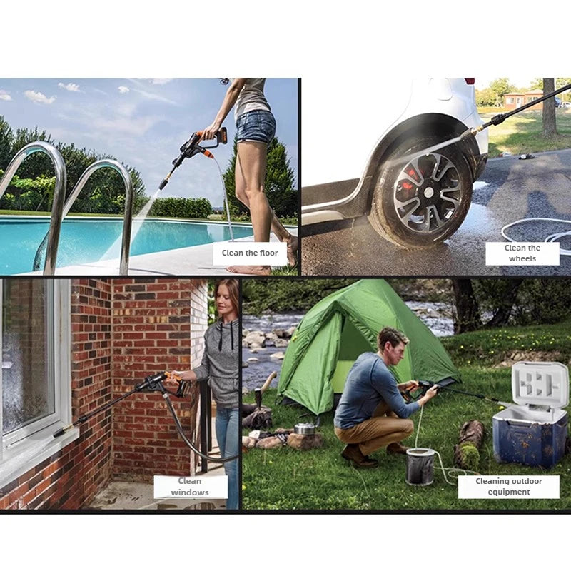 Pressure Car Washer Accessories Washer Surface Cleaning for WORX Nozzle Water Pipe Short Rod Hand Tool Useful Washing To