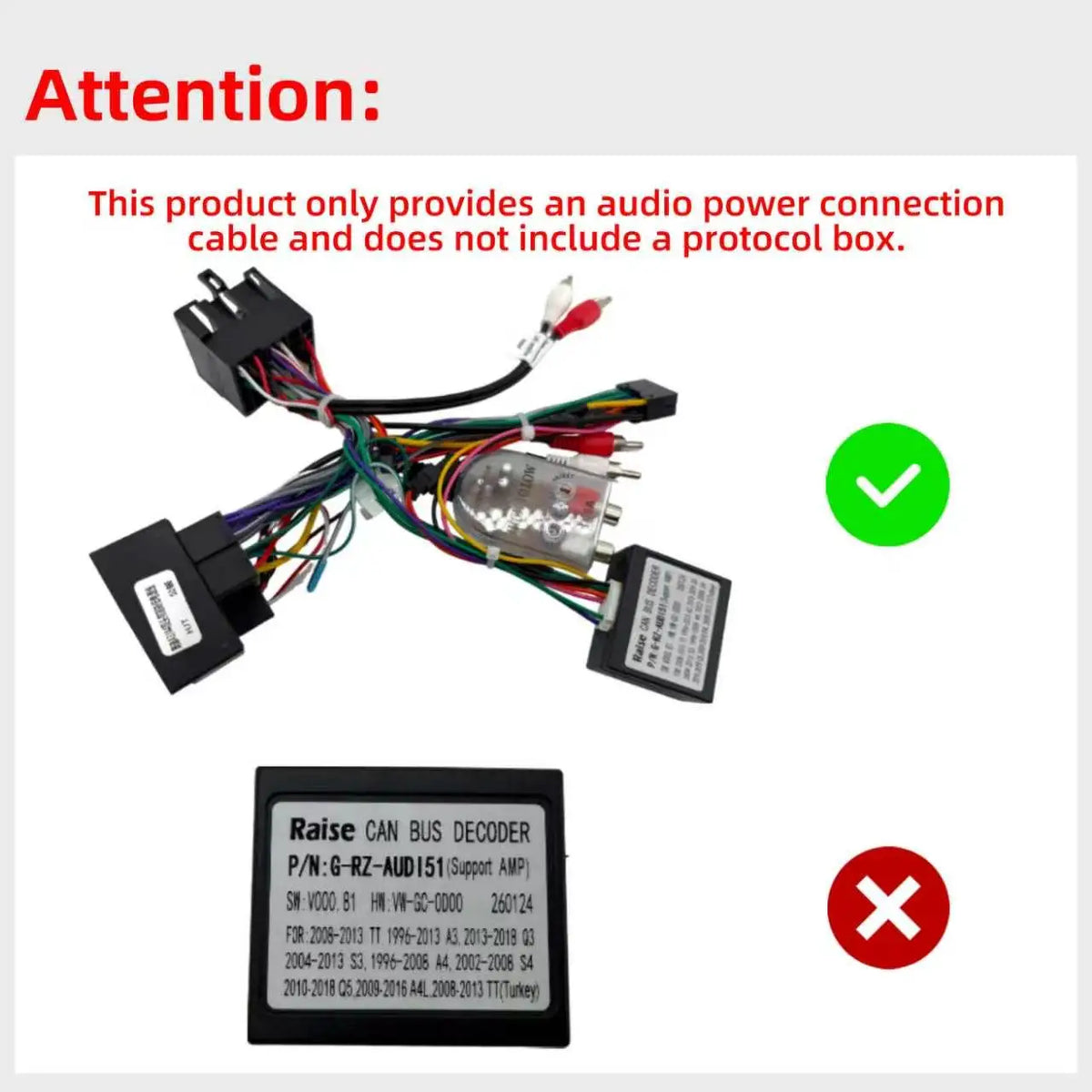 Auto-Radio Stromkabel mit Audio-Konverter – SwissGlanzGarage Ansicht 4