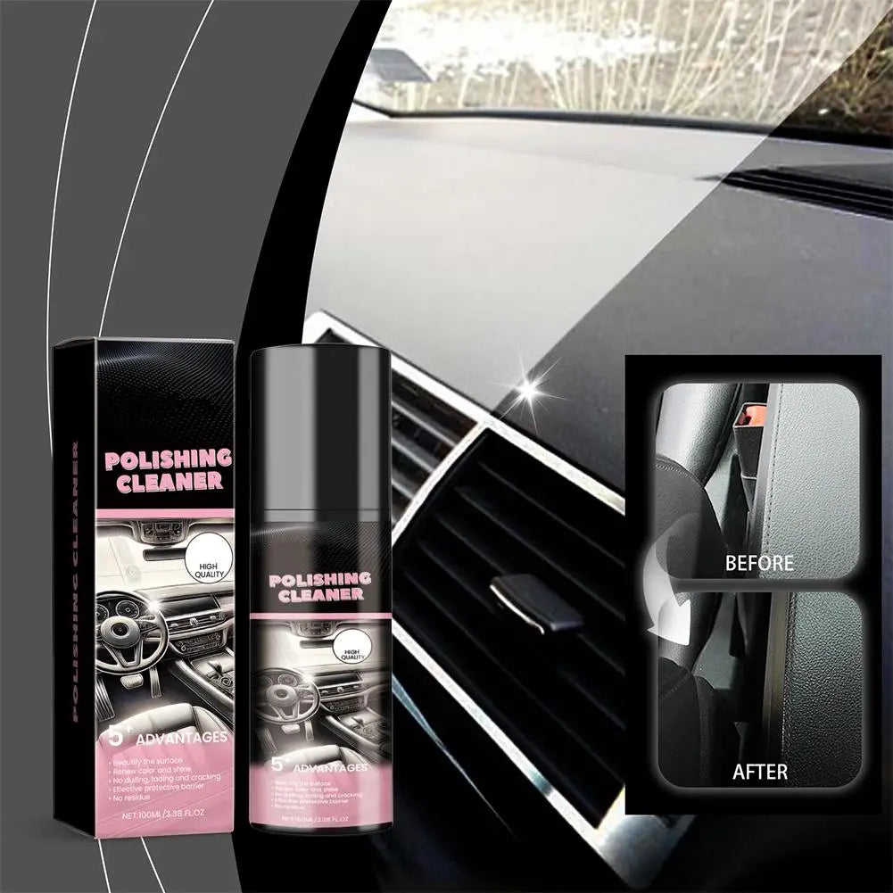 100ml Professioneller Autoinnenraum-Restaurator & Polierreiniger-Spray