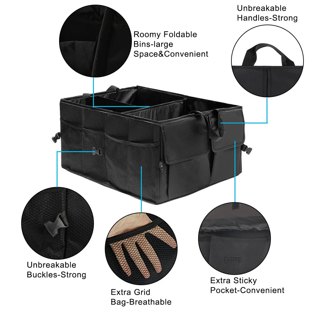 Große Kapazität Faltbare Auto Lagerung Box Stamm Cargo Fall Reparatur Werkzeuge Halter Auto Organizer Automotive Zube...