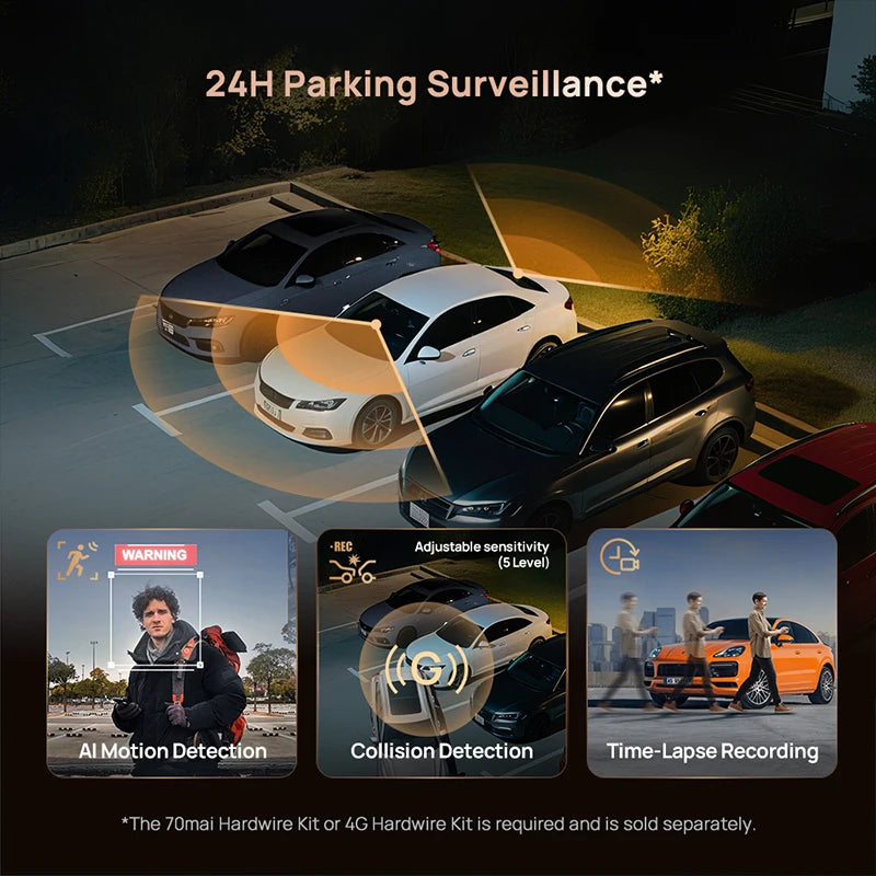 70mai Dash Cam 4K A810S HDR – SwissGlanzGarage Ansicht 4