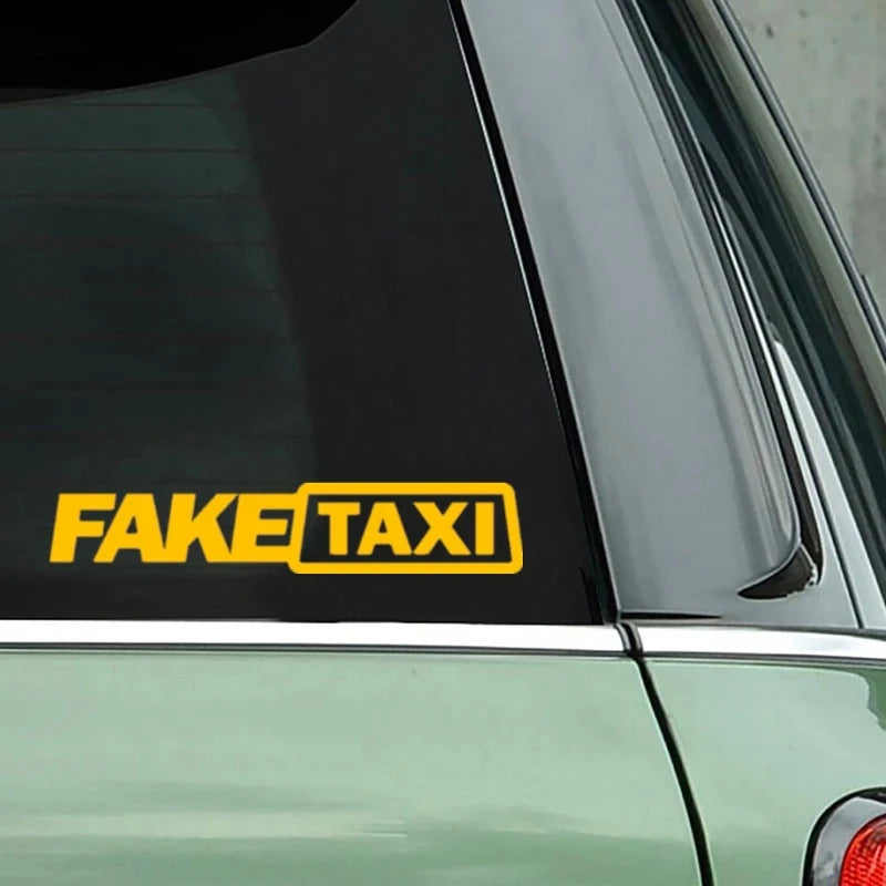 FAKE TAXI Auto Aufkleber Set – SwissGlanzGarage Ansicht 6
