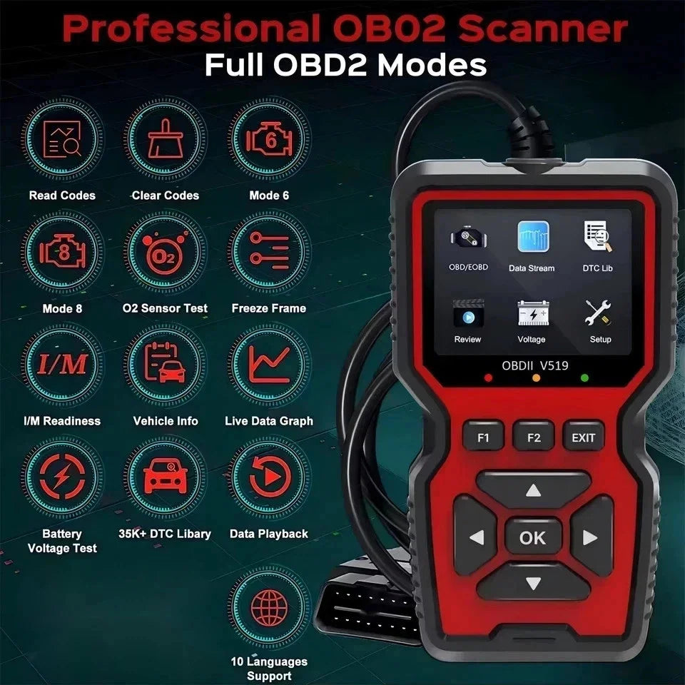 Professional V519 OBD2 Scanner – SwissGlanzGarage Ansicht 6
