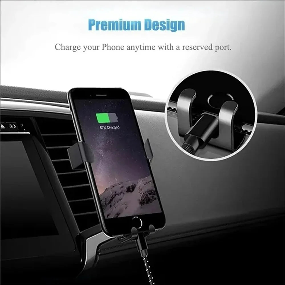 Schwerkraft-Autohalterung für Lüftungsschlitze, universelle Auto-Handyhalterung für iPhone 15, Samsung, Xiaomi Smartp...