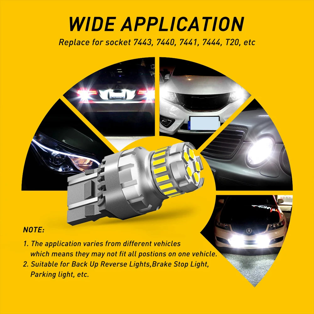 AUXITO T20 LED W21/5W 6500K Lampe – SwissGlanzGarage Ansicht 6