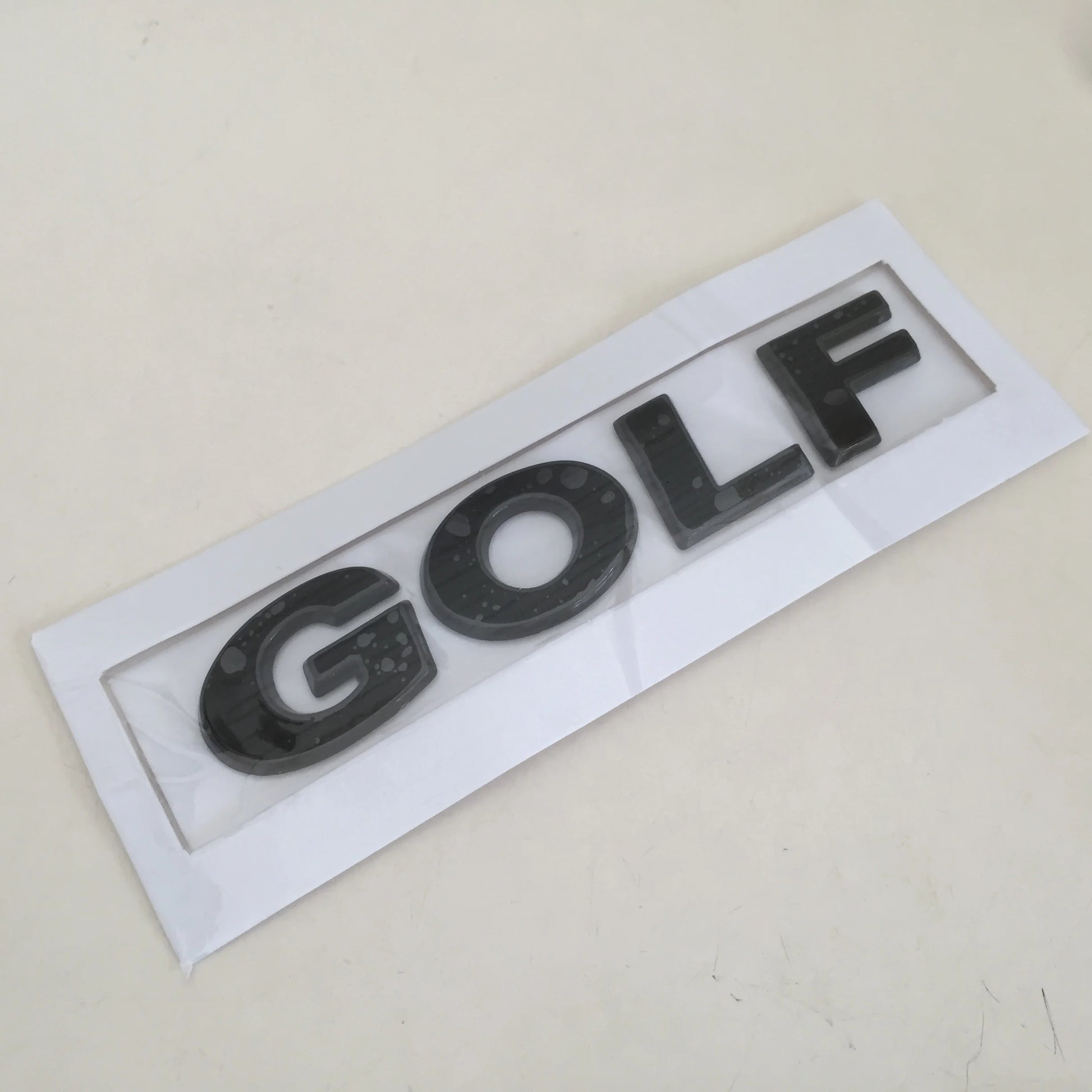 3D ABS GOLF Kofferraum Emblem Aufkleber – SwissGlanzGarage Ansicht 4