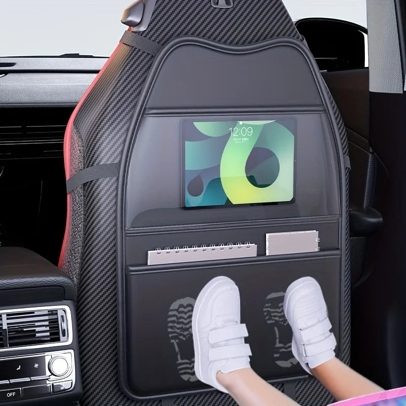 Auto-Sitzrücken-Schutzabdeckung mit Taschen – SwissGlanzGarage Ansicht 2