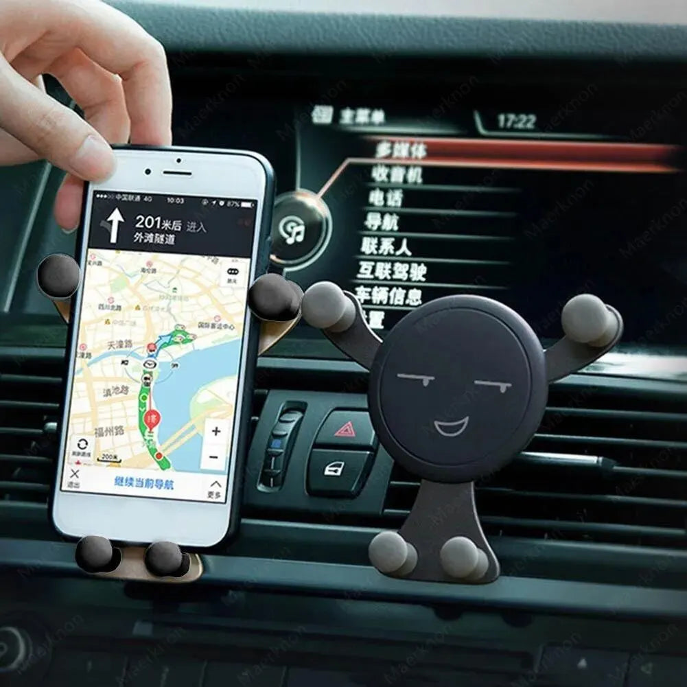Schwerkraft Auto Telefon Halter Air Vent Clip Halterung Smartphone Ständer GPS Unterstützung Für iPhone Huawei Samsun...
