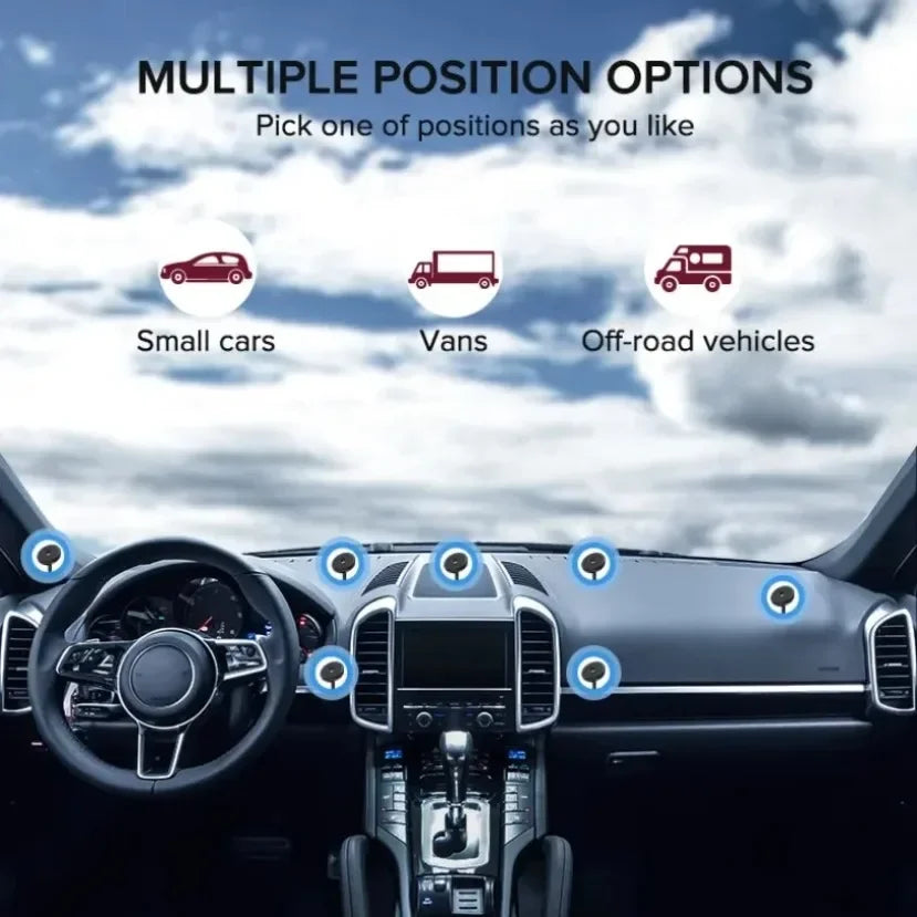 360 ° Drehen Auto Magnetische Telefon Halter Stehen Dashboard Smartphone Halterung Für Magsafe iPhone 17 ~ 12 Samsung...
