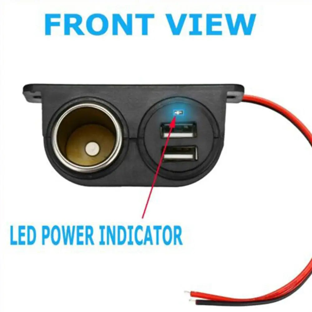 Auto Zigarettenanzünder Splitter 3.1A Dual USB – SwissGlanzGarage Ansicht 4