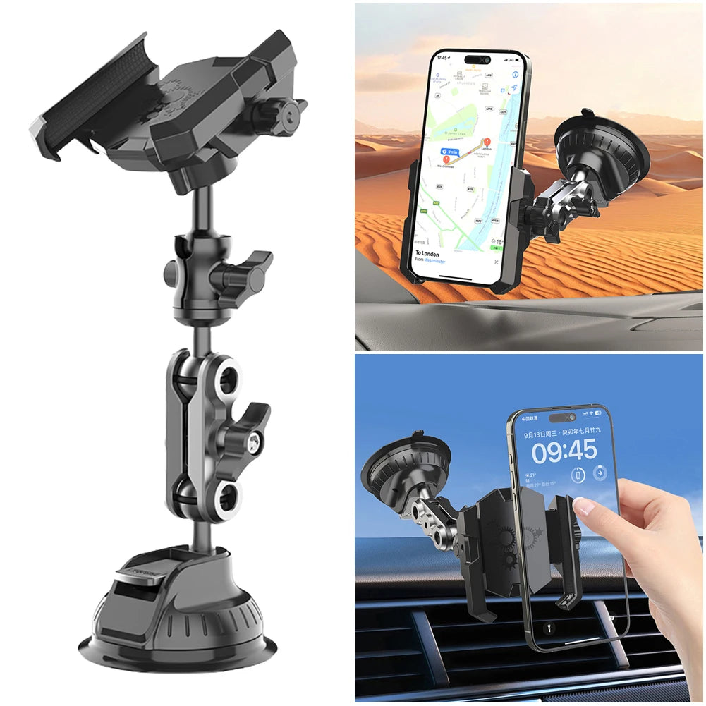 Auto-Handyhalterung mit Starker Saugkraft, 360° Drehbare Kfz-Telefonhalterung ° Drehbare Handyhalterung, verstellbar ...