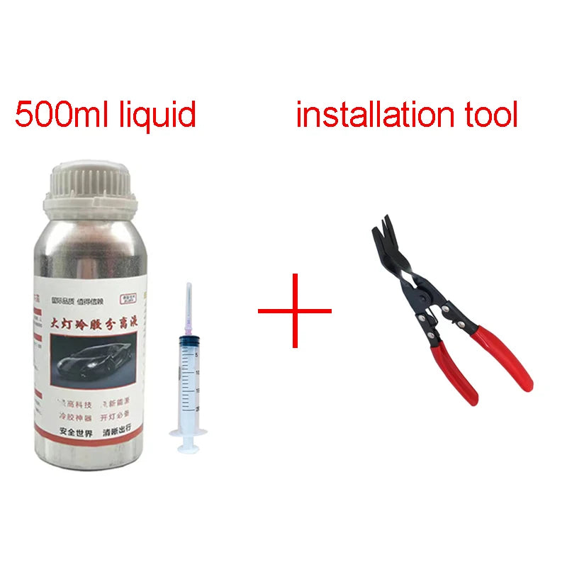 Scheinwerfer-Trennmittel 500ml – Kaltkleber-Löser für Scheinwerfer-Öffnung & Reparatur