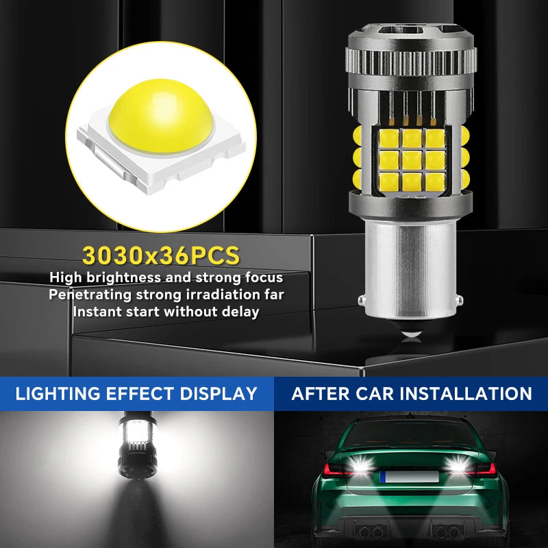 LED Blinkerlampe BA15S P21W 3030 36SMD – SwissGlanzGarage Ansicht 3