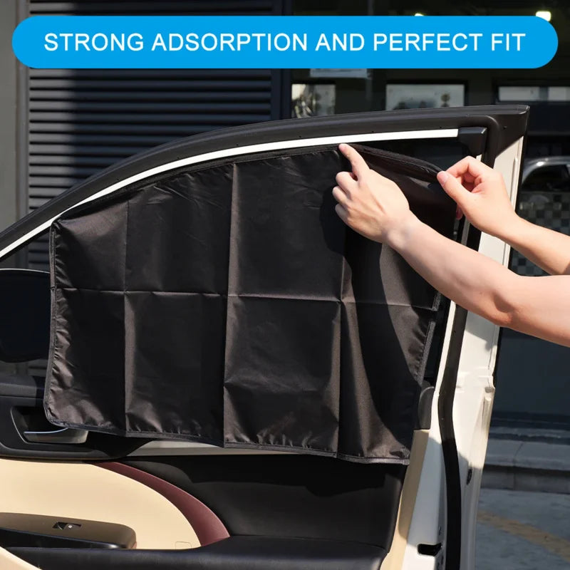 Magnetischer Auto-Sonnenschutz UV-Blocker – SwissGlanzGarage Ansicht 5