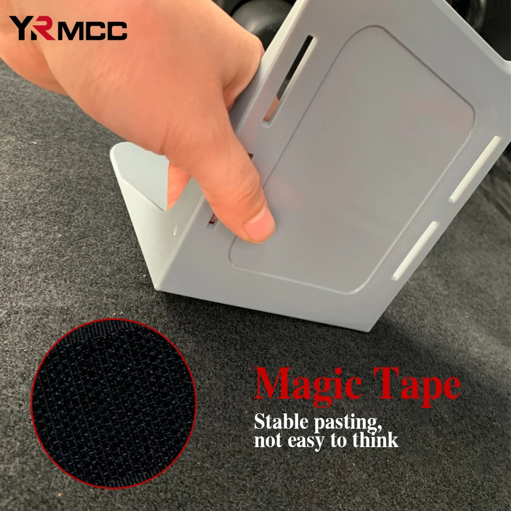 Auto Trunk Organizer Box Feste Trennwand Multifunktionale Lagerung Box Feste Rack Halter Shake-proof Zaun Lagerung Ha...