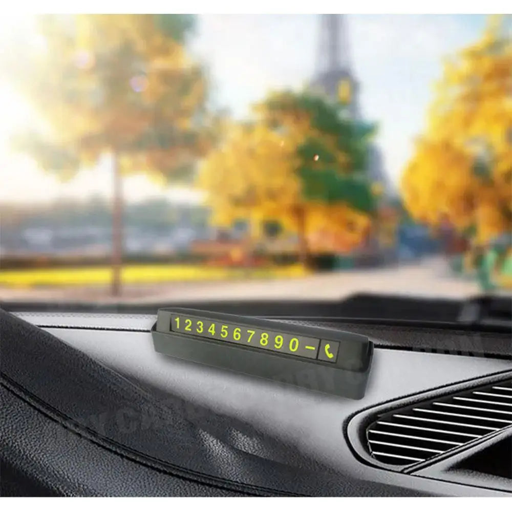 Temporäre Parkkarte mit Telefonnummer – SwissGlanzGarage Ansicht 5
