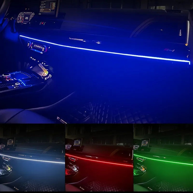 Farbige LED Innenraumbeleuchtung mit Fernbedienung – SwissGlanzGarage Ansicht 6