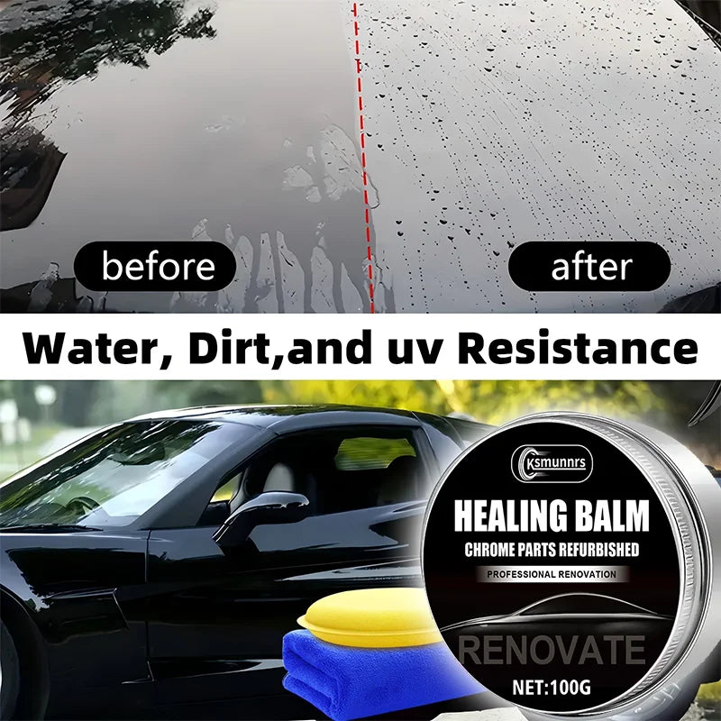 100g Auto-Kristallwachs, Brasilianisches Carnaubawachs, Autolack-Versiegelung, Hochglanz, Langanhaltender Schutz, Was...