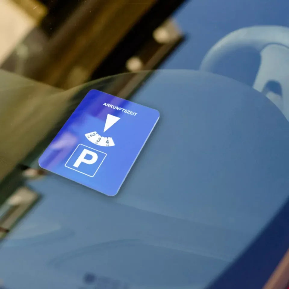Digitale Parkuhr blau – SwissGlanzGarage Ansicht 4