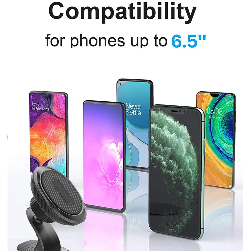 Magnetisches Telefon Auto halterung, ywor 360 ° Armaturen brett magnetischer Autotelefon halter, universeller Autotel...