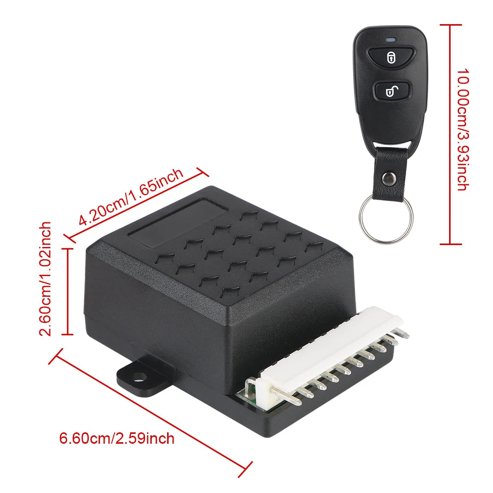 Universal Auto Funk-Zentralverriegelung Set 12V – SwissGlanzGarage Ansicht 3