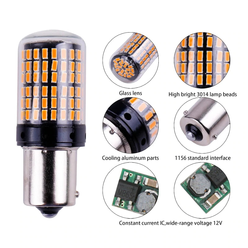 BAU15S 7507 Blinker LED Birne PY21W 5009 – SwissGlanzGarage Ansicht 5
