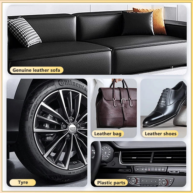 Kunststoff-Leder-Auffrischer und -Restaurator-Creme für Autoinnenraum