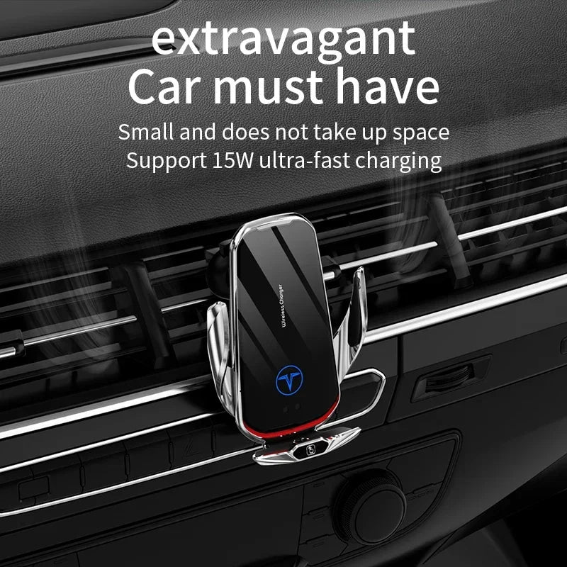 Auto kabelloses Ladegerät Autotelefon halter stehen smart magnetic 15w Schnell ladestation Auto halterung für iPhone ...