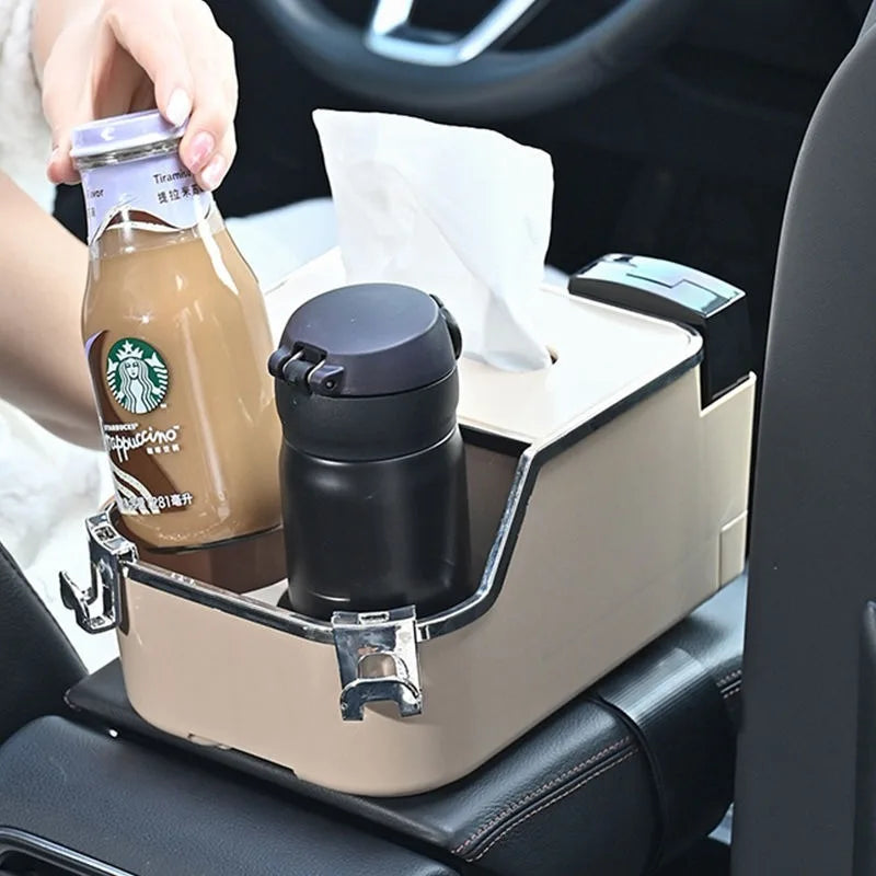 Auto Auto Tissue Box Armlehne Mittelkonsole Container Schublade