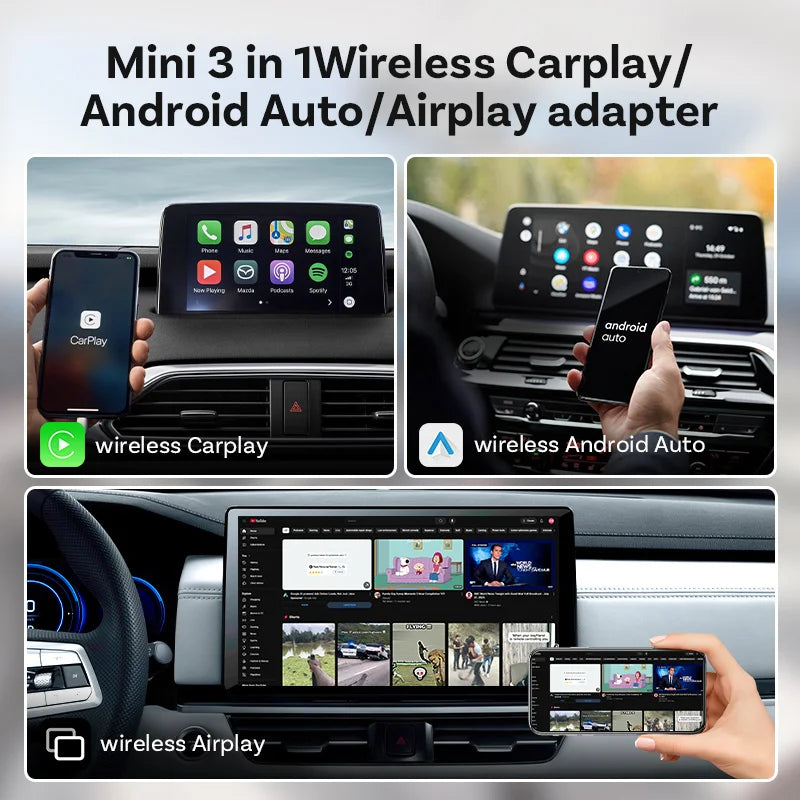 OTTOCAST MINI AIR Cube 4.0 Kabellos CarPlay Adapter – SwissGlanzGarage Ansicht 4
