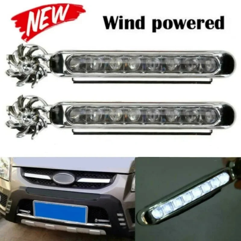 Windbetriebene LED Tagfahrlichter 2er Set – SwissGlanzGarage Ansicht 3