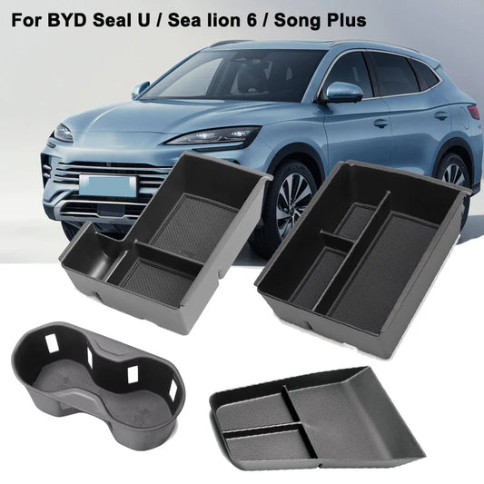 Mittelkonsole Organizer für BYD Seal U Sea Lion 6 – SwissGlanzGarage Ansicht 2