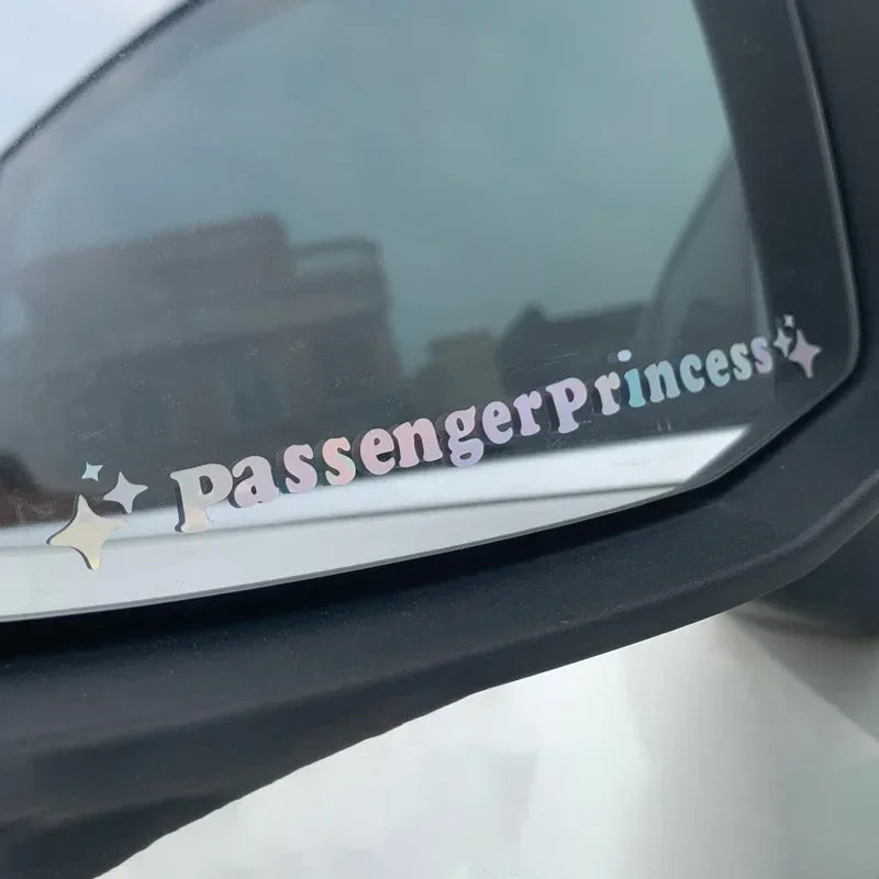 Spiegelaufkleber Passenger Princess – SwissGlanzGarage Ansicht 3
