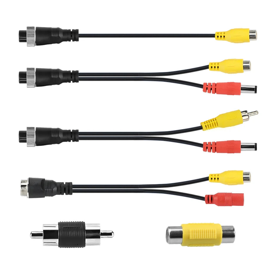 GreenYi 4Pin Aviation Stecker zu RCA AV Kabel – SwissGlanzGarage Ansicht 4