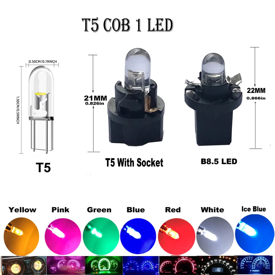 B8.5 LED Innenraumbeleuchtung 10er Set – SwissGlanzGarage Ansicht 2