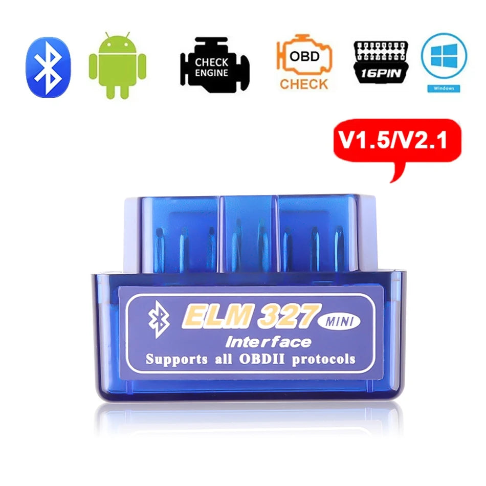 Mini ELM327 V1.5 V2.1 OBD 2 Bluetooth Diagnosegerät – SwissGlanzGarage Ansicht 2