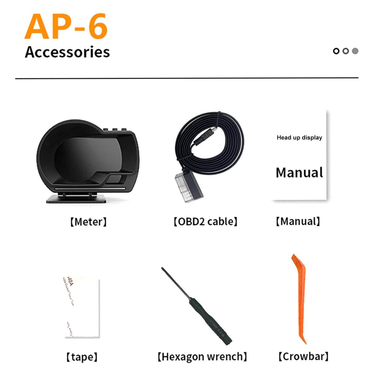 Auto Head-Up Display mit GPS und OBD-II – SwissGlanzGarage Ansicht 3
