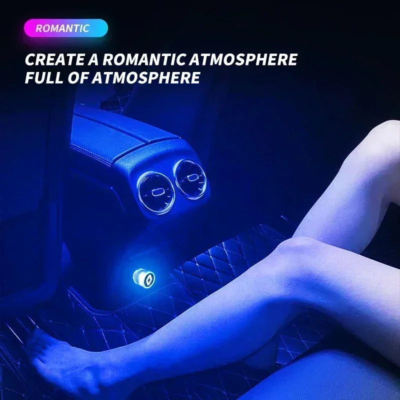 USB Auto-Licht LED Ambiente Nachtlicht Neon Innenbeleuchtung für