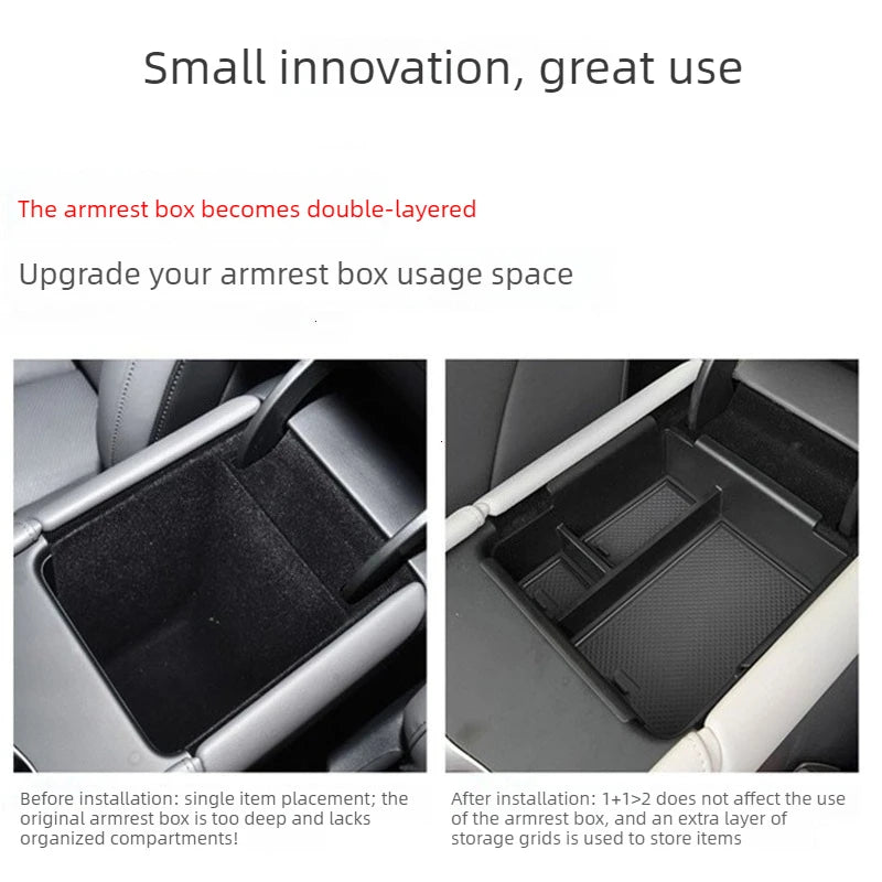 Auto-Armlehnen-Aufbewahrungsbox-Organizer für MG IM6 IM MOTORS LS6