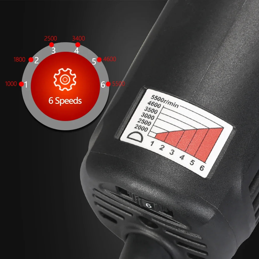 Spta orbital auto polierer 3 zoll 10mm/780w variable geschwindigkeit orbit dual action polierer auto detail ing werkz...
