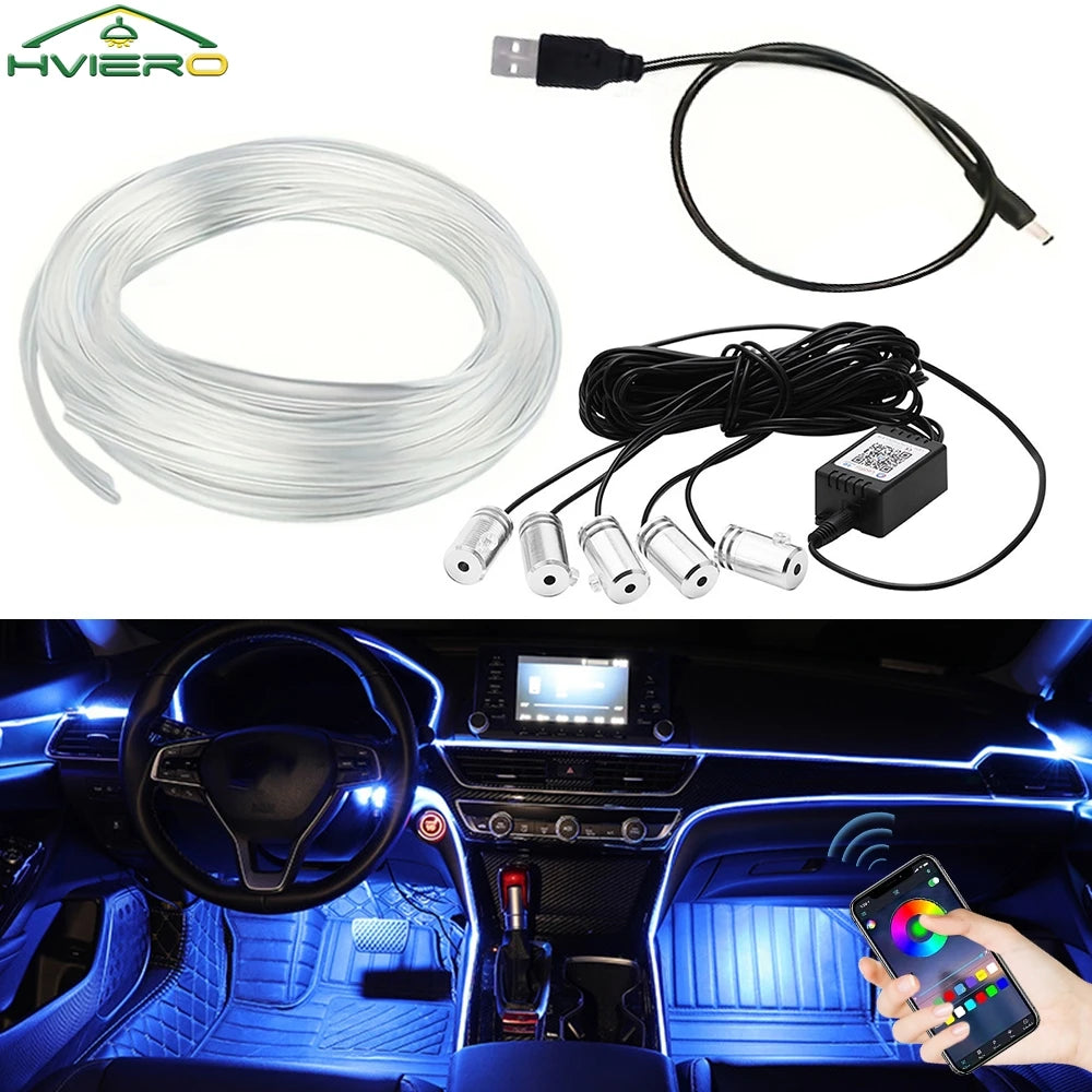 Auto-LED-Streifenlichter, Innenbeleuchtung…