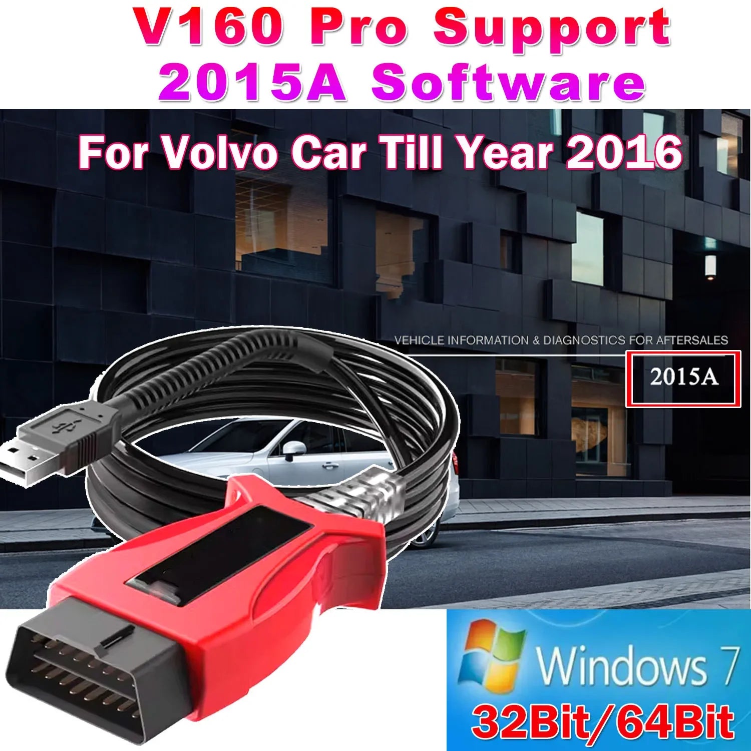 OBD2-Diagnosegerät V165 für Volvo & Toyota – SwissGlanzGarage Ansicht 2