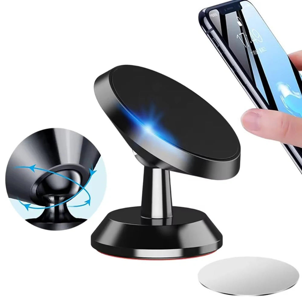 Magnetischer Autotelefonhalter, universeller Autotelefonständer für iPhone, Xiaomi, Huawei, Samsung, Armaturenbrett, ...