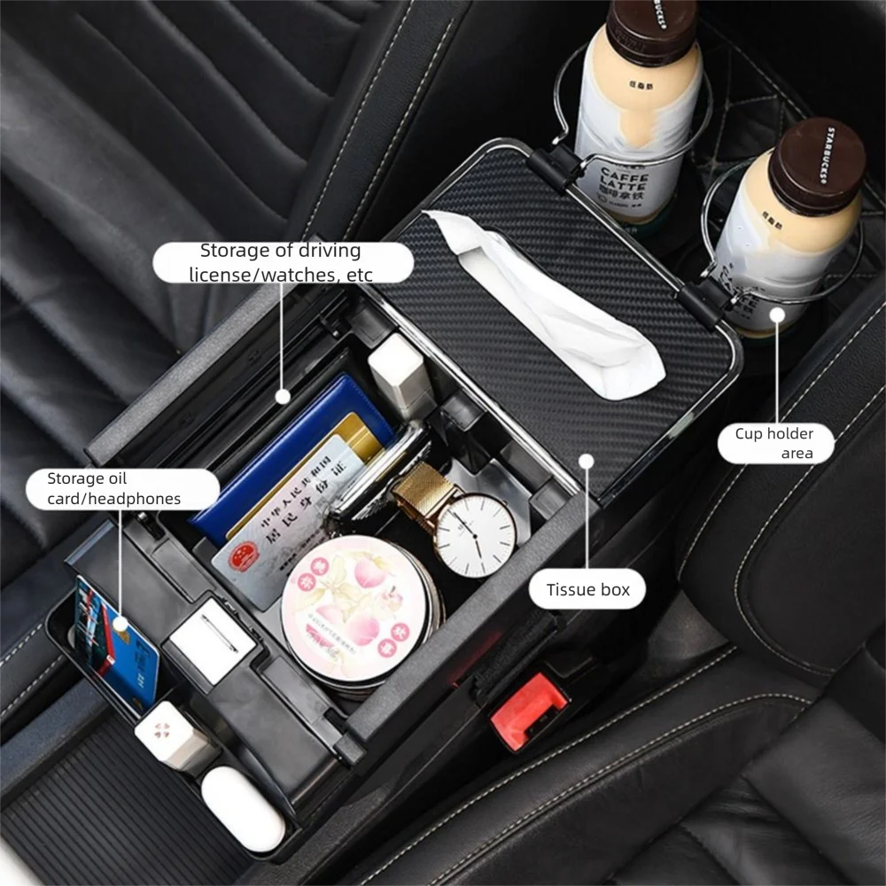 Universal Auto Armlehne Lagerung Box Komfortable Mittelkonsole