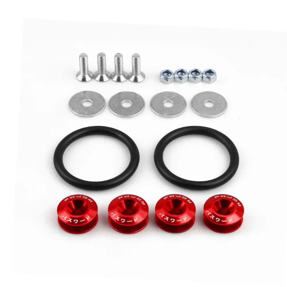 Aluminium JDM Schnellverschluss-Befestigungen Set – SwissGlanzGarage Ansicht 6
