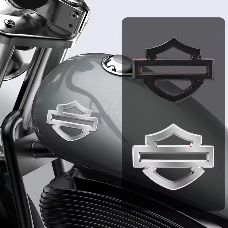 Harley Davidson 3D Auto-Aufkleber Set – SwissGlanzGarage Ansicht 5
