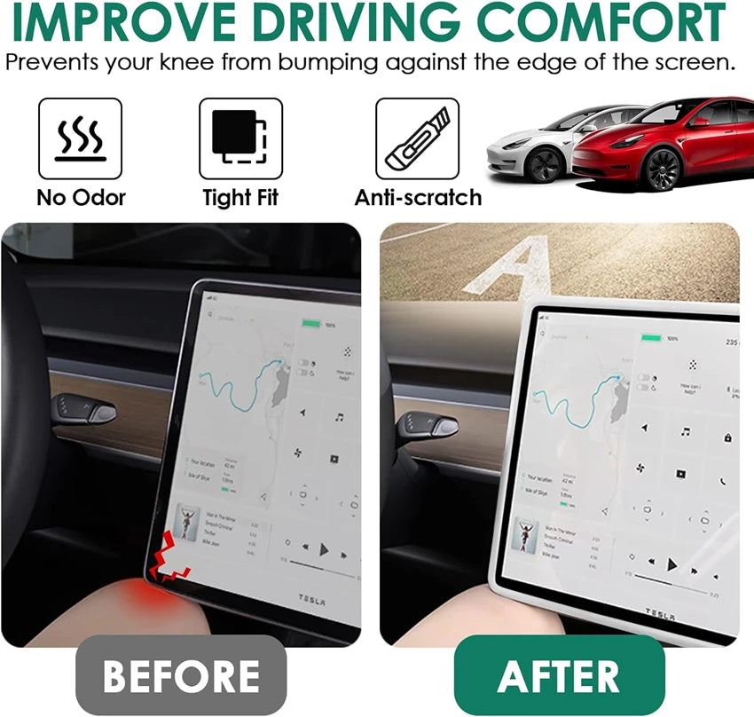 Silicone Protective Frame Edge Abdeckung Tesla Model 3/Y – SwissGlanzGarage Ansicht 3